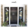 US Villa Main Entry Door Modern Design Pivot Wood Doors with Sidelights 2 buyers